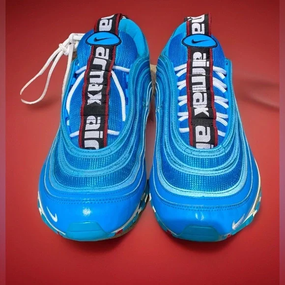 🛜🟥US 11- Nike Air Max 97 “Blue Hero" 2018 {312834-401} Men's Sneak - Picture 7 of 14